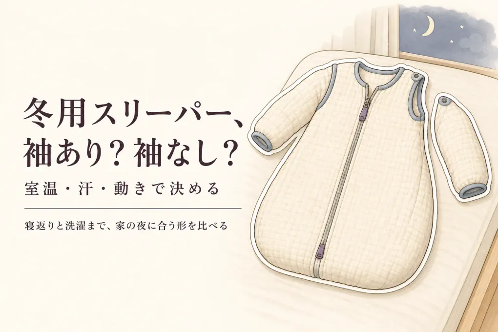冬用スリーパー 赤ちゃんは袖あり？袖なし？室温・寝返り・洗濯で選ぶ